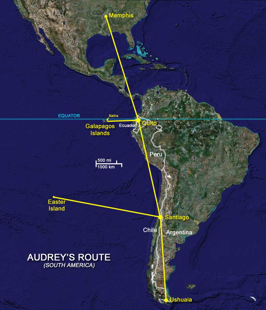 Audrey's Route Maps